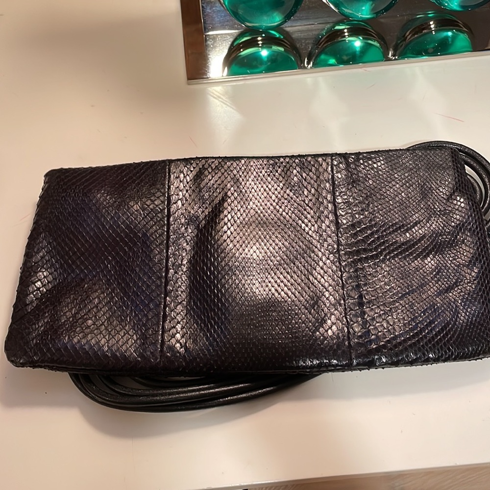 Gianfranco Ferre python clutch - Picture 3 of 8